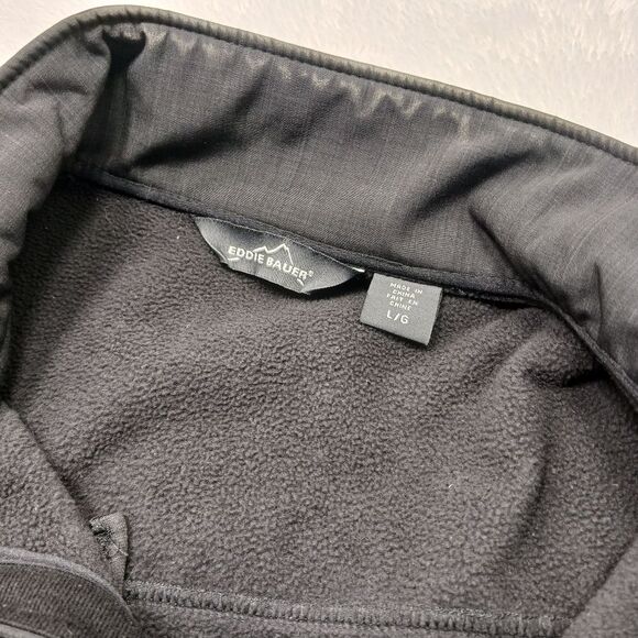 Eddie Bauer Rockwell Collard Jacket Men's Large 3 zip Pockets Velcro cuff. - Picture 4 of 15